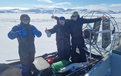 The 2026 North Greenland Windsled Expedition has begun — and it started with a milestone.