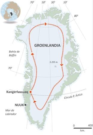 GROEN2014 2017 Expedition Map