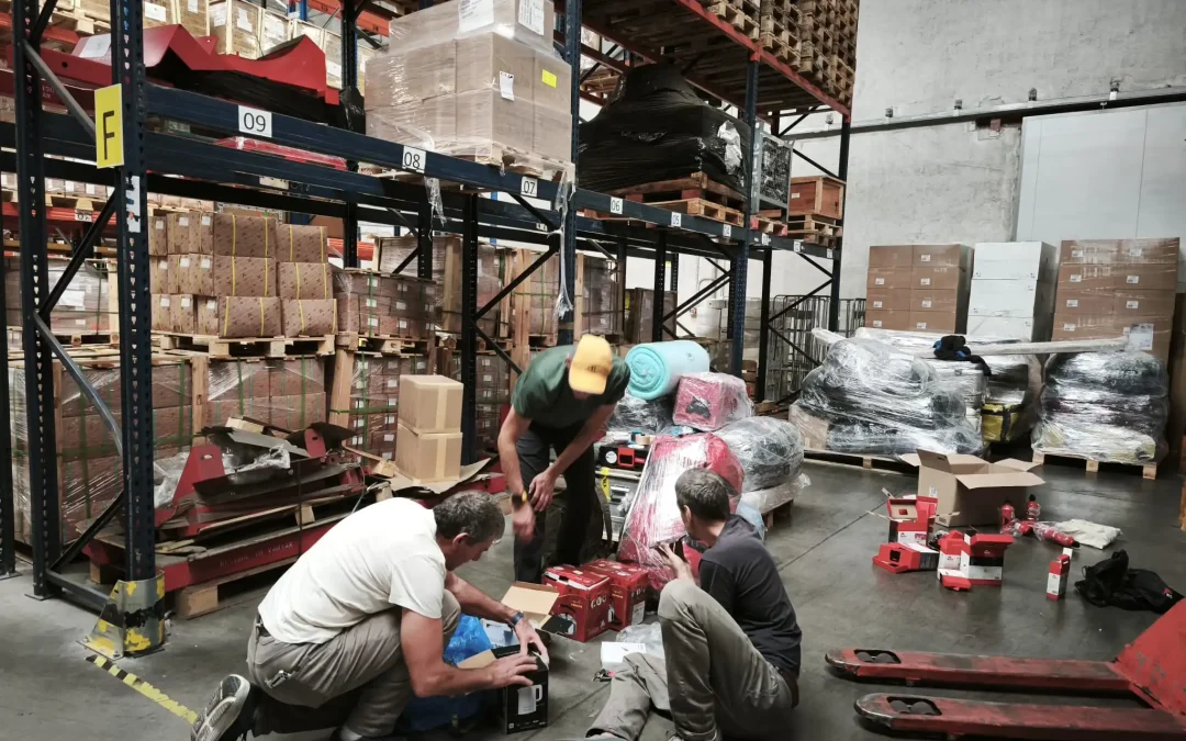Countdown to departure: luggage for Antarctica is on its way