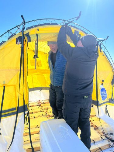 Windsled taking shape