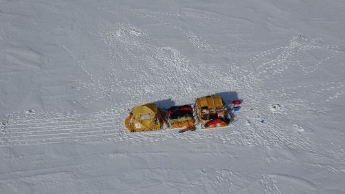 Windsled Antarctida Dron